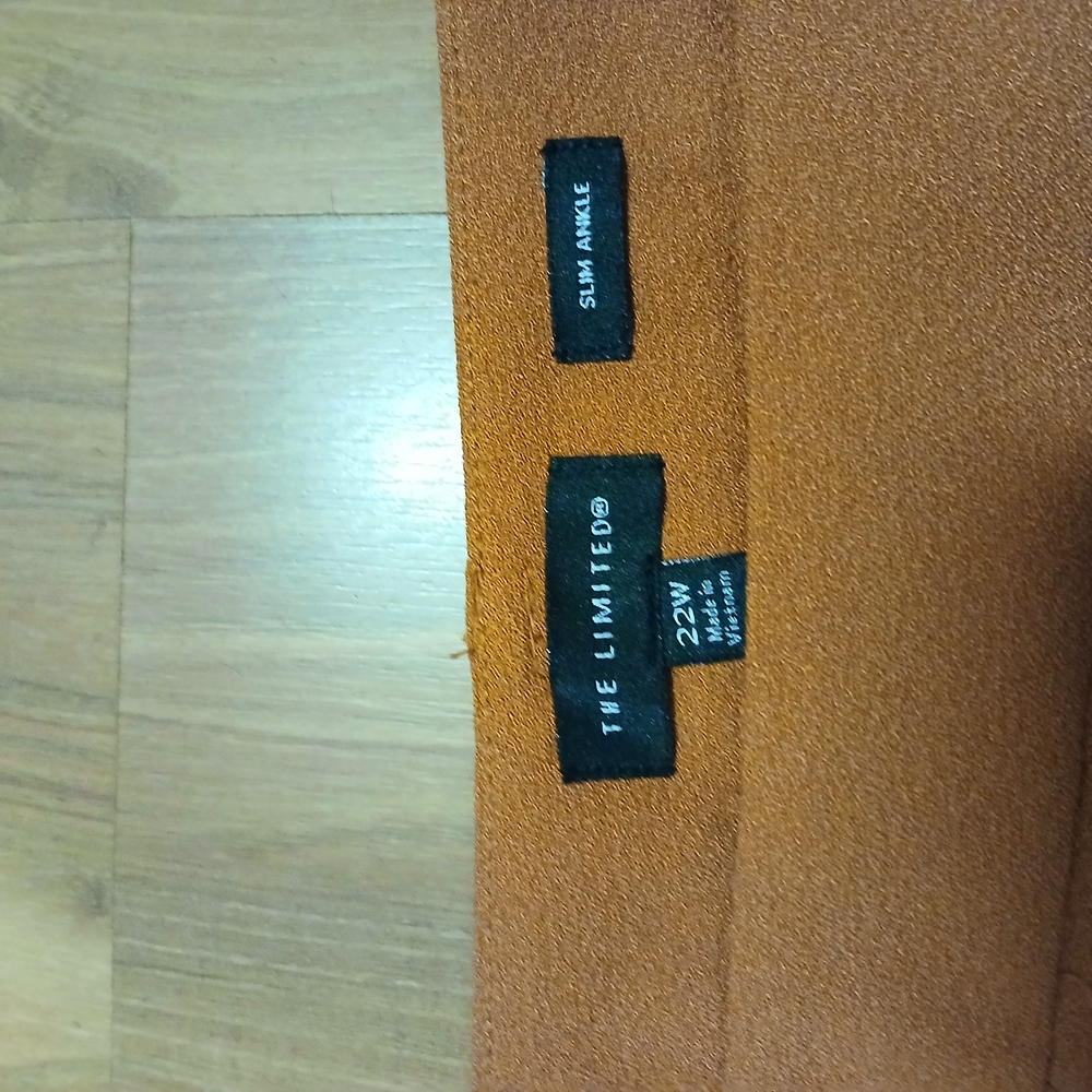 The Limited Slim Ankle Trousers in Orange - Picture 4 of 7